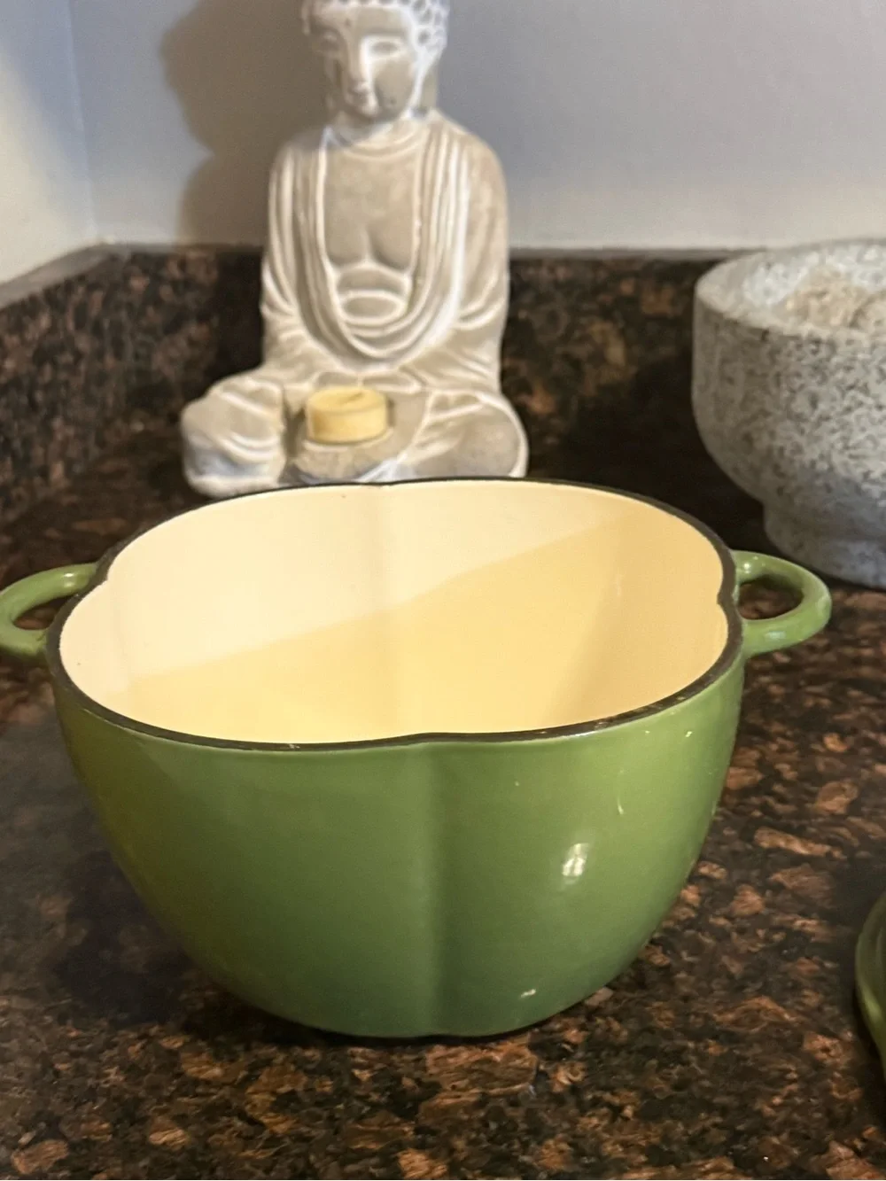 Le Creuset technique enameled